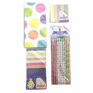 Easter Planner Kit Stationery Set List Pad Sticky Notes Page Flags Pencils Craft